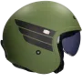 Jethelm LS2 Spitfire II Retro OF599 matgroen