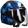 Jethelm LS2 Copter II Kanji OF600 blauw