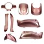 Kappenset SYM Fiddle 2 rose gold 8-delig