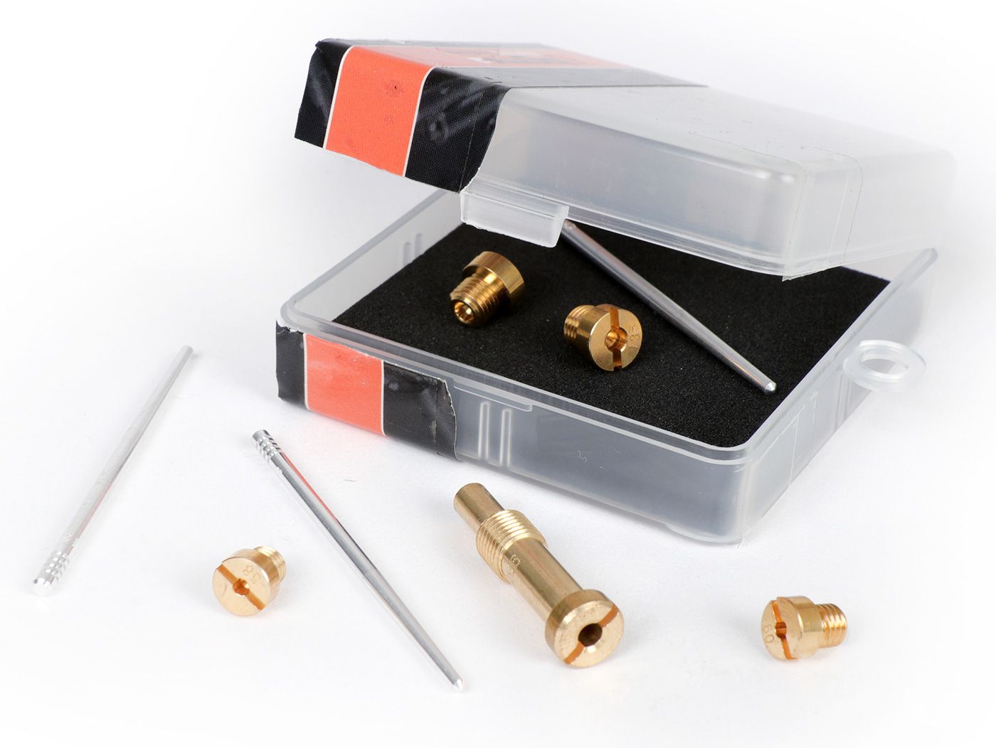 Afstelset voor carburateur BGM PRO Dellorto PHBH 28,PHBH 30 hoofdsproeiers (130,135),secundaire sproeiers (58,60),mengbuis (AS266),naalden (X3,X7,X13) Afstelset voor carburateur BGM PRO Dellorto PHBH 28,PHBH 30 hoofdsproeiers (130,135),secundaire sproeiers (58,60),mengbuis (AS266),naalden (X3,X7,X13)