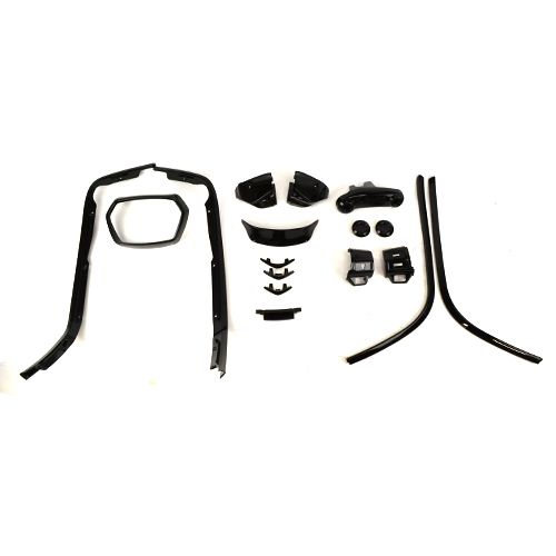 Complete styling / sierlijst set Vespa Sprint glans zwart 8-delig