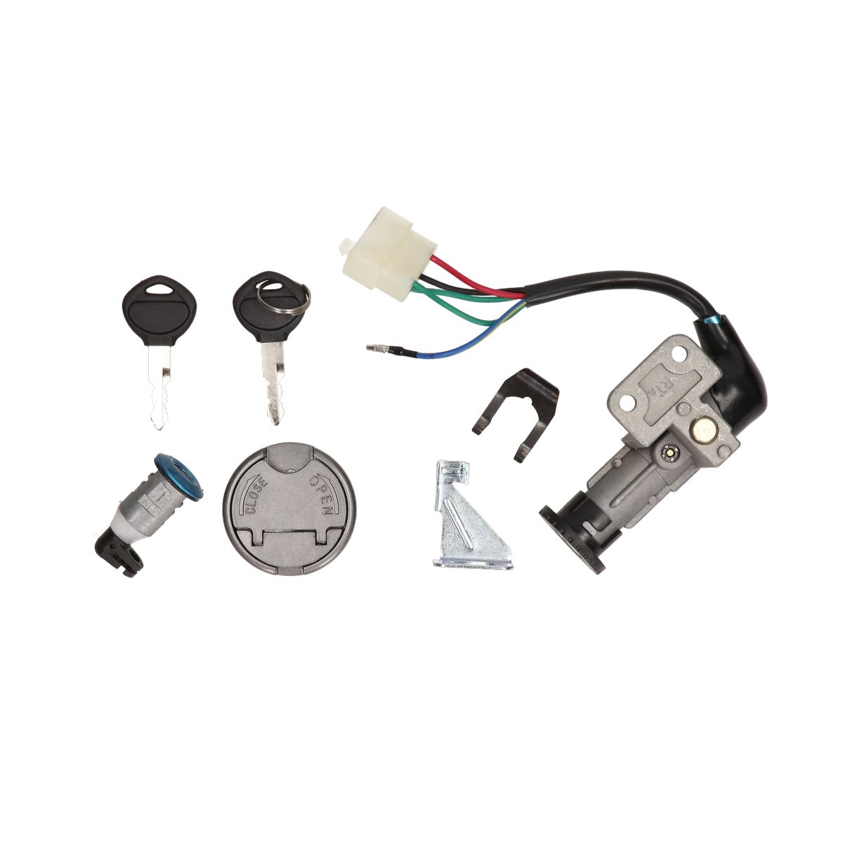 Contactslot Kymco Agility 1012 kort 2delig zadel compleet Elec