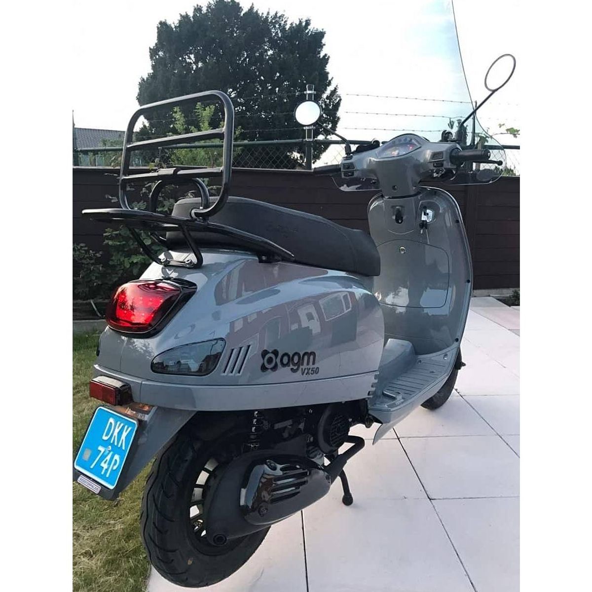 Kappenset compleet Agm VX50 / VX50s / Riva / Riva sport / China Lx nardo  grey 18-delig