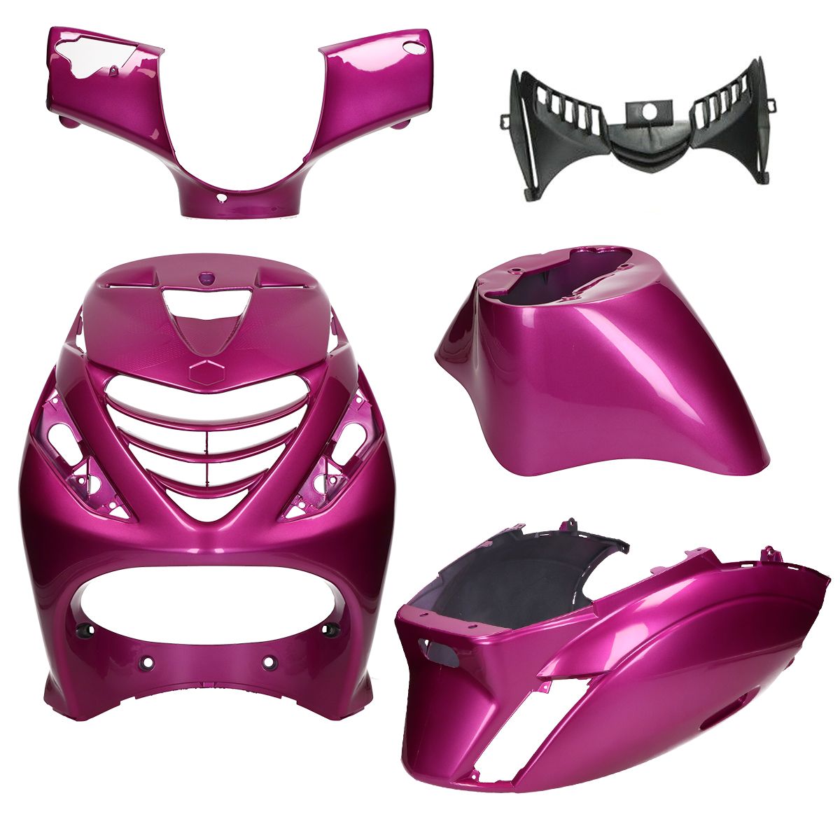 Kappenset Piaggio Zip 5 delig Purpel Metalic (SP Look)