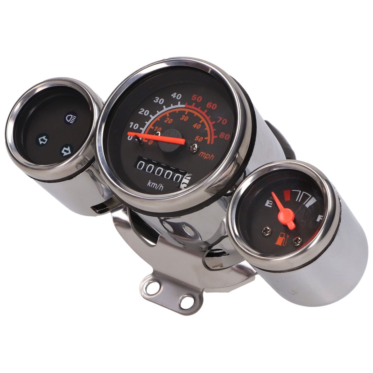 Kilometerteller / Cockpit China/Retro Grande Retro compleet (aansluiting  vrouw)