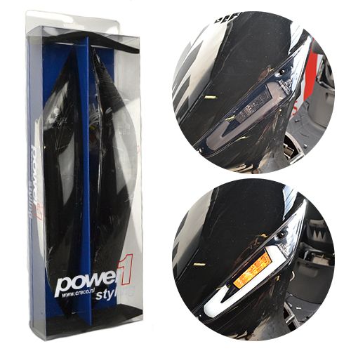 Knipperlicht Piaggio Zip voor LED Power 1 (Audi Look smoke