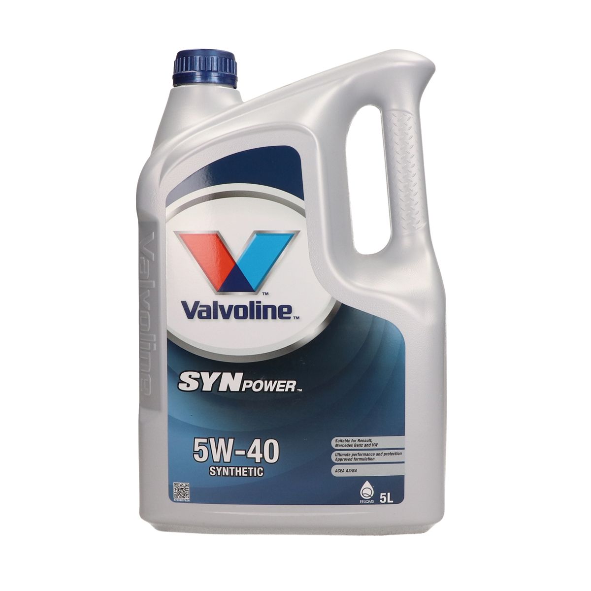 Motorolie Valvoline 5W40 4 takt Synpower 5 liter