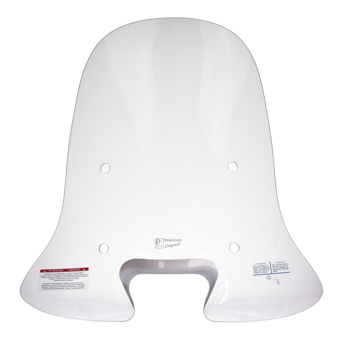 Windscherm hoog + bevestigingsset Piaggio New Fly (2012) Piaggio origineel