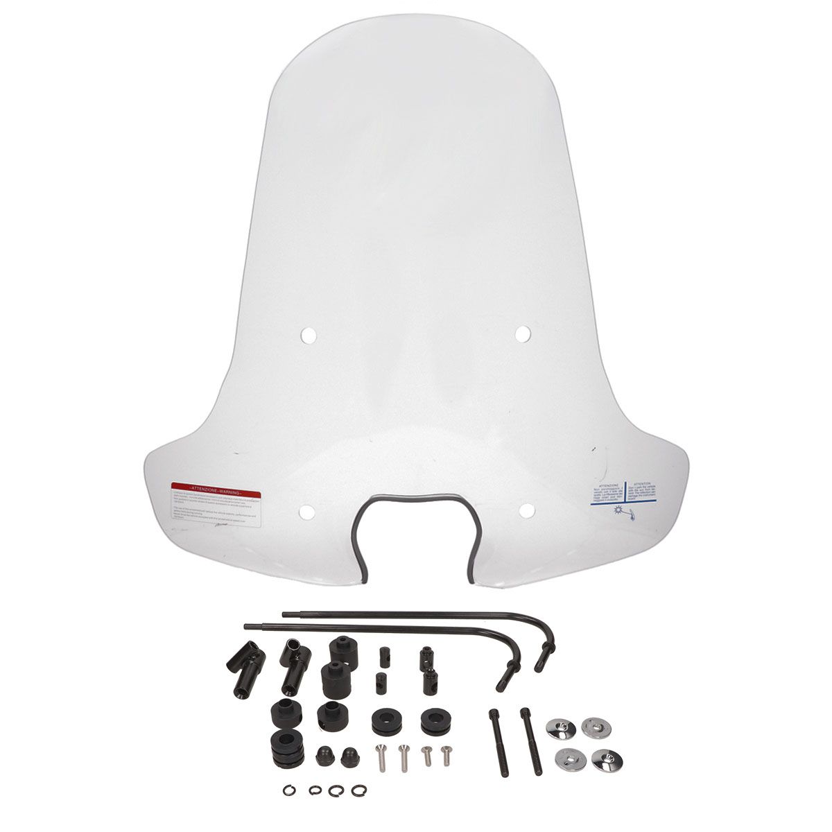 Windscherm hoog + bevestigingsset Piaggio Zip (2000) B-kwaliteit