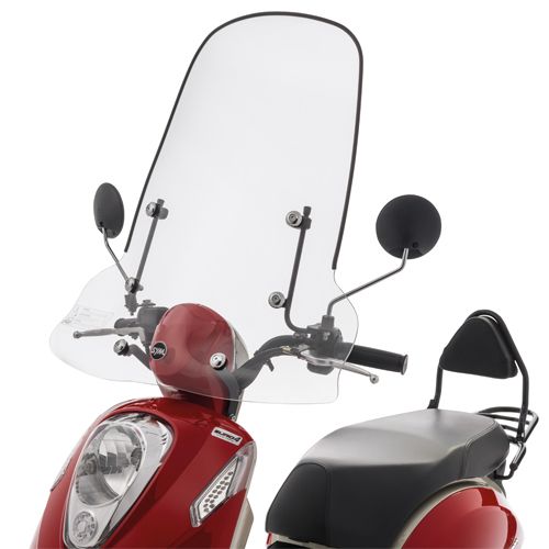 Windscherm hoog + bevestigingsset Sym Mio New vanaf 2017 origineel  SY530-FSA-00L
