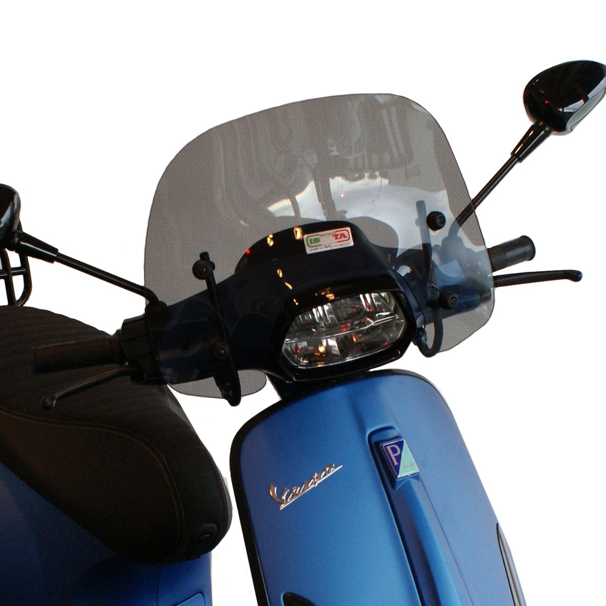 Windscherm laag + bevestigingsset Vespa Sprint smoke Isotta (A-kwaliteit)
